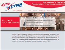 Tablet Screenshot of dynalynkpharma.com